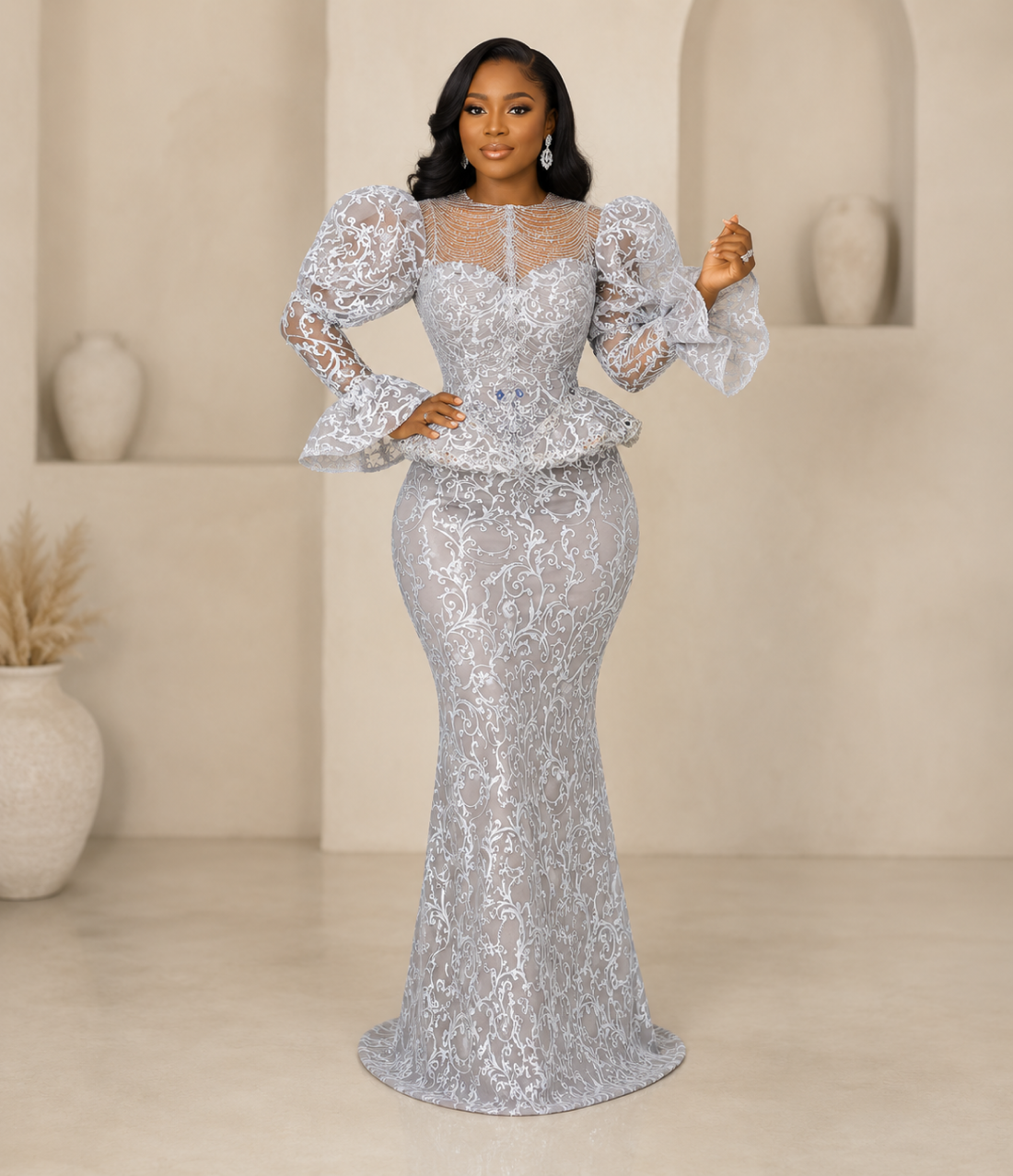 Fashionable White Lace